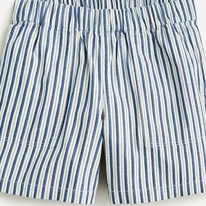 J.Crew Patch-pocket pull-on short in stripe